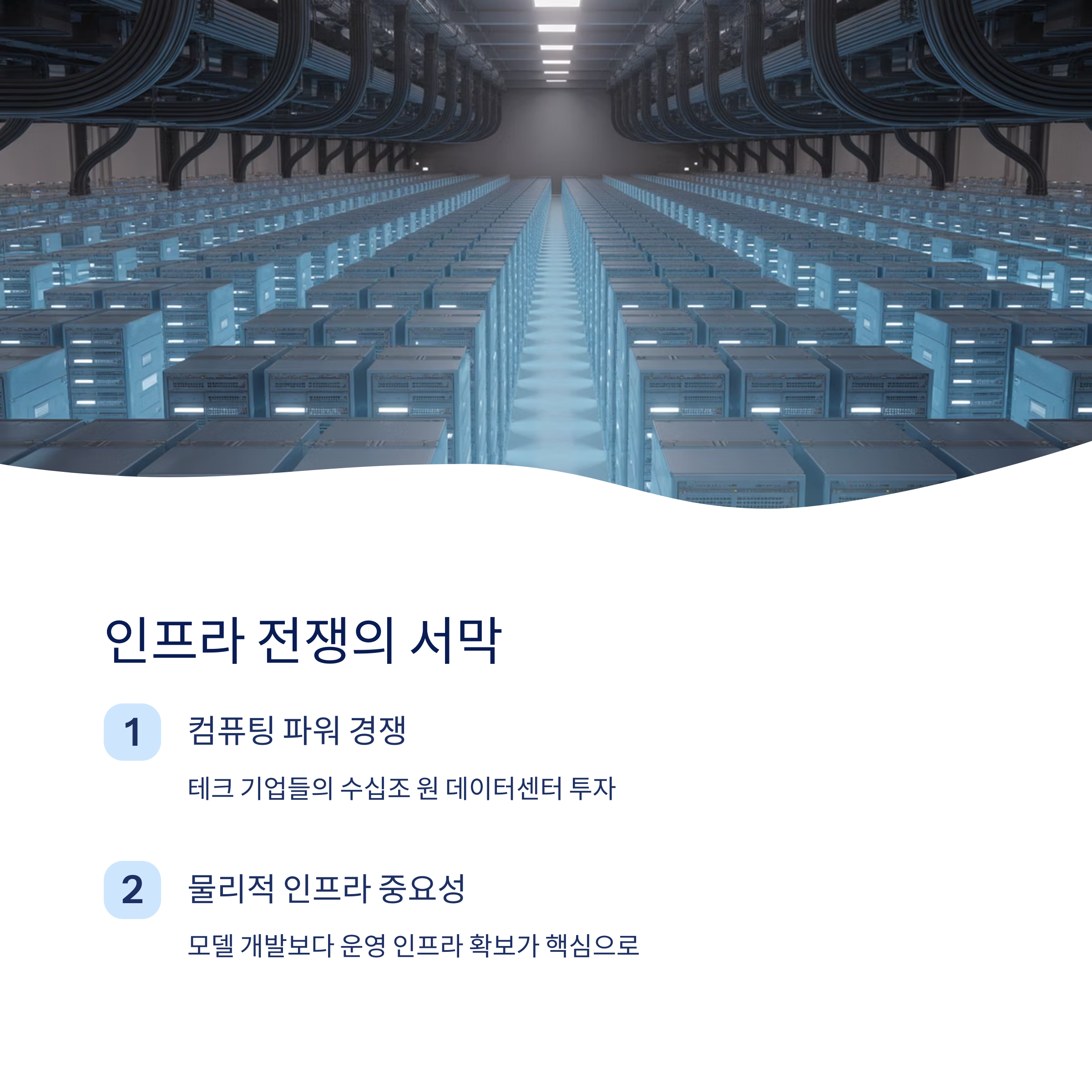 인프라 전쟁의 서막