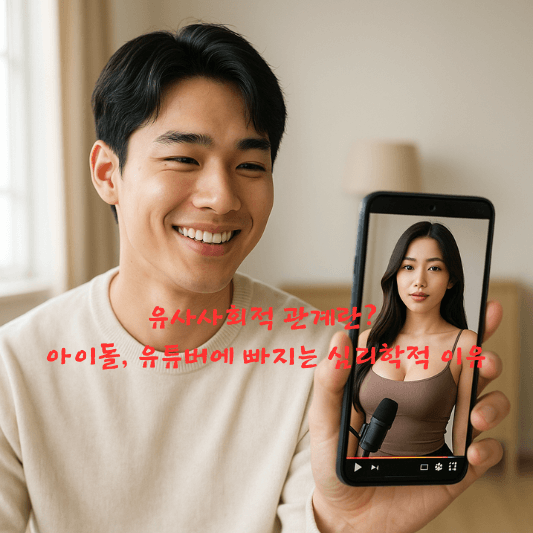 유사사회적관계, ParasocialInteraction, 심리학, 미디어심리, 유튜버팬심리, 아이돌팬심리, 정서지원, 사회적고립, 정신건강, 팬덤심리