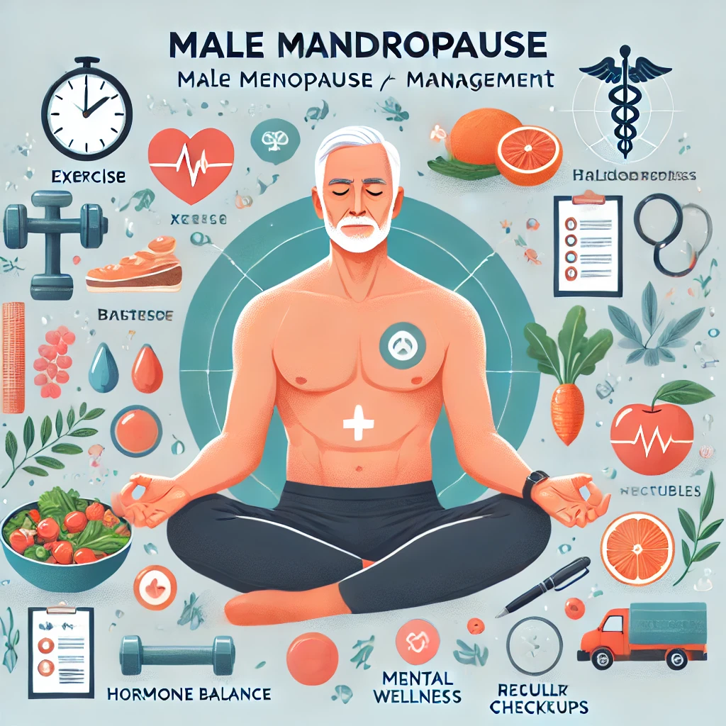 갱년기 남성을 위한 이미지