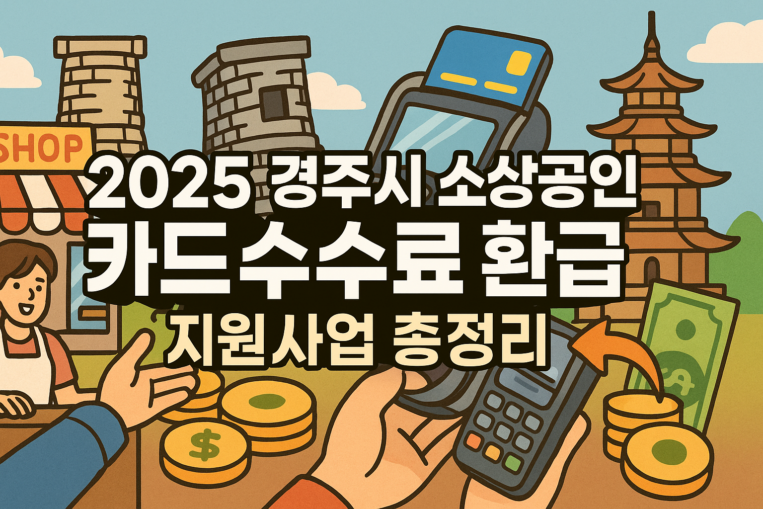 2025 경주시 소상공인 카드수수료 환급 지원사업 총정리