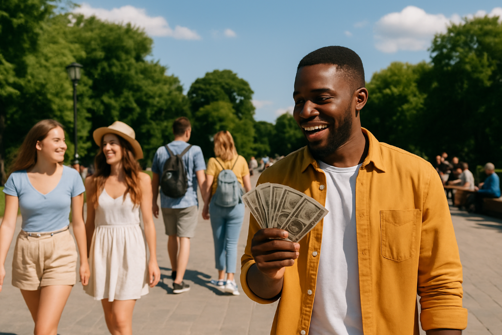 따뜻한 날, 경제적 자유