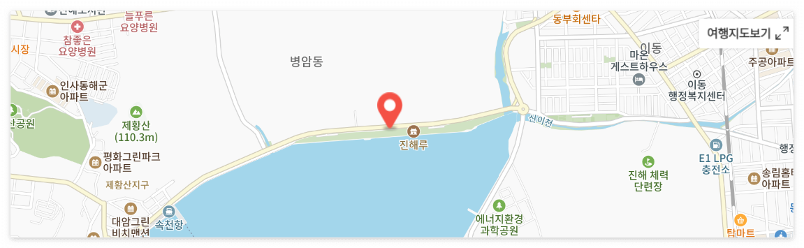 진해루 여행지도