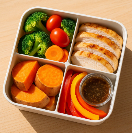 심리적 포만감을 높이는 다이어트 도시락 비주얼 전략