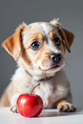 강아지에게 안전한 사과 제공 방법