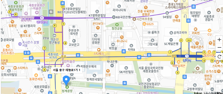 청계천의 빛 오시는 길