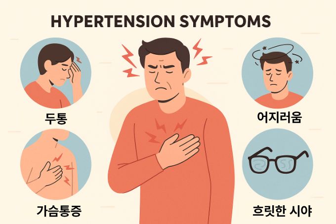 고혈압 관리와 운동의 역할 관련 이미지