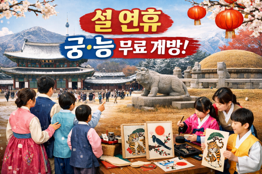 종묘부터 경복궁 세화 나눔 행사까지, 설 연휴 즐길 거리 안내