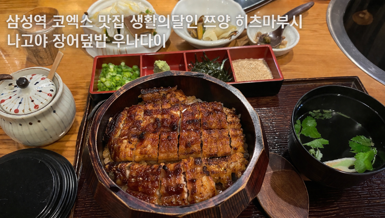 삼성역 코엑스 맛집 히츠마부시 장어덮밥, 생활의달인 우나다이 완벽 정리