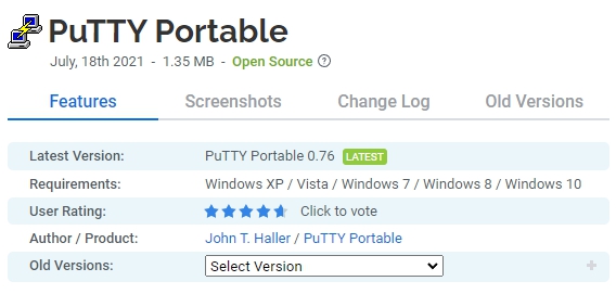 PuTTY-Portable