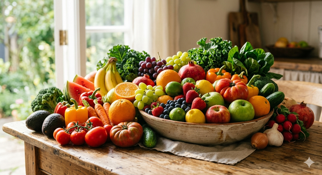 비타민이 풍부한 과일채소