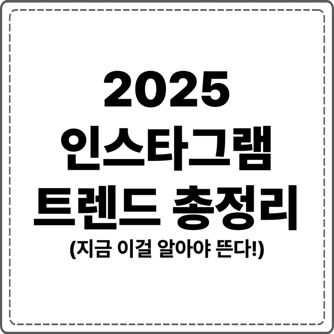 인스타 트랜드 대표