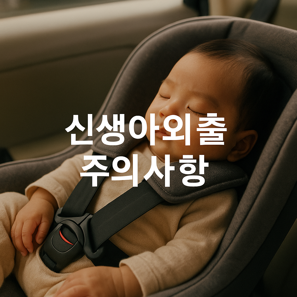 카시트·유모차까지, 신생아 외출 안전 가이드 A to Z🚗