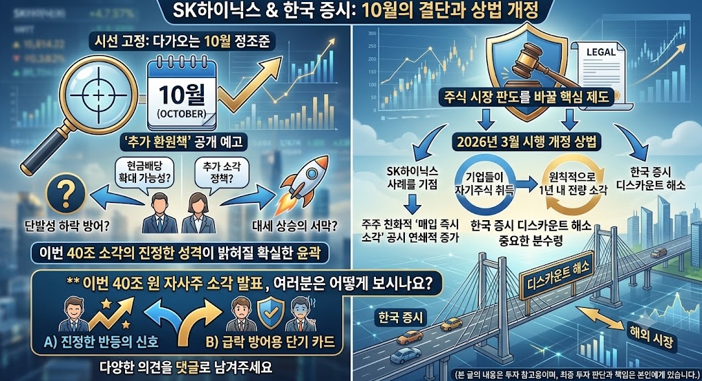 SK하이닉스 자사주 소각 40조 규모와 주가 영향 총정리