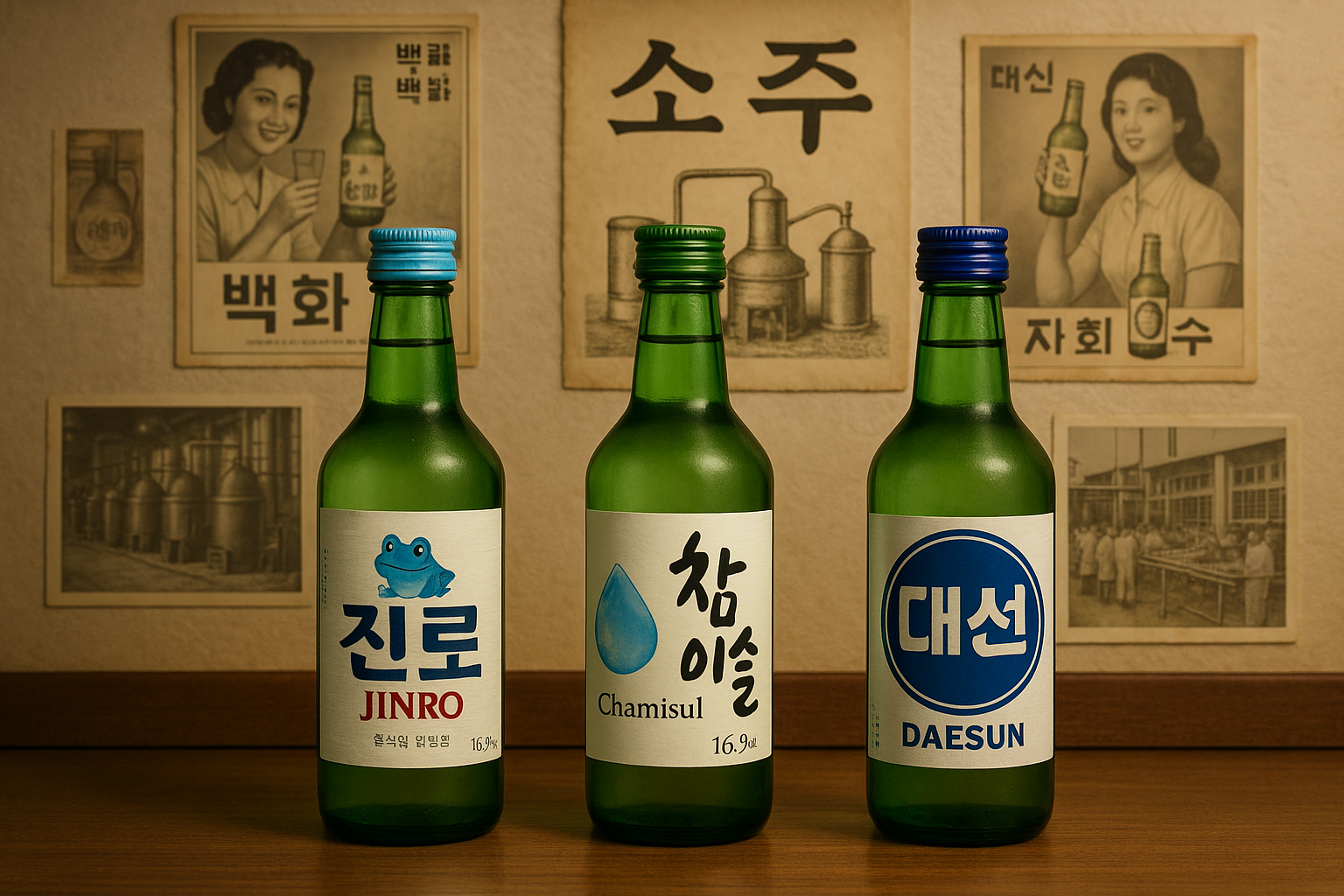소주 3종 비교