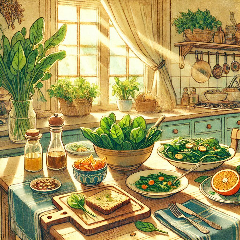시금치 반찬