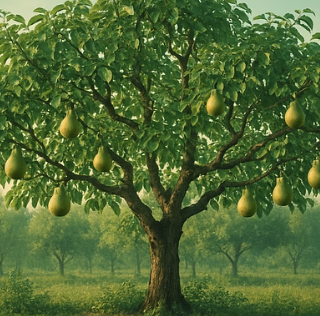 열매가 주렁주렁! 맛있는 배를 위한 배나무 가지치기 황금 시기와 비법