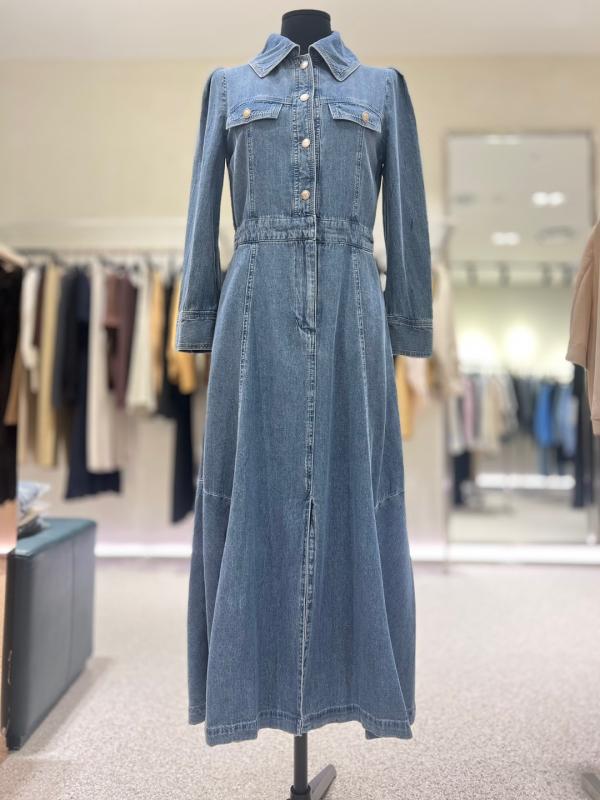 시슬리 셔츠형 데님 원피스 SAOP06241