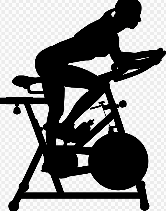 실내 좌식 자전거 이미지사진