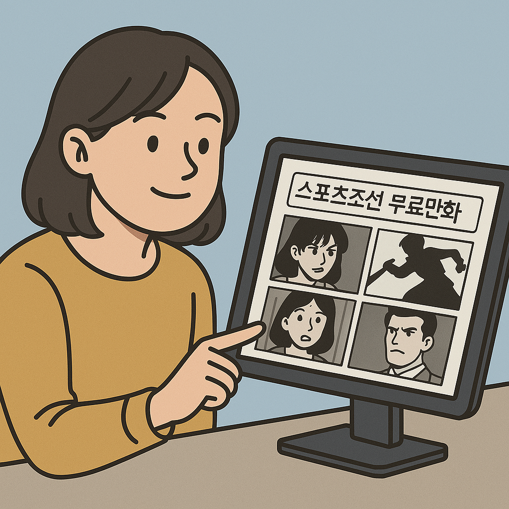 스포츠조선 무료만화 바로보기