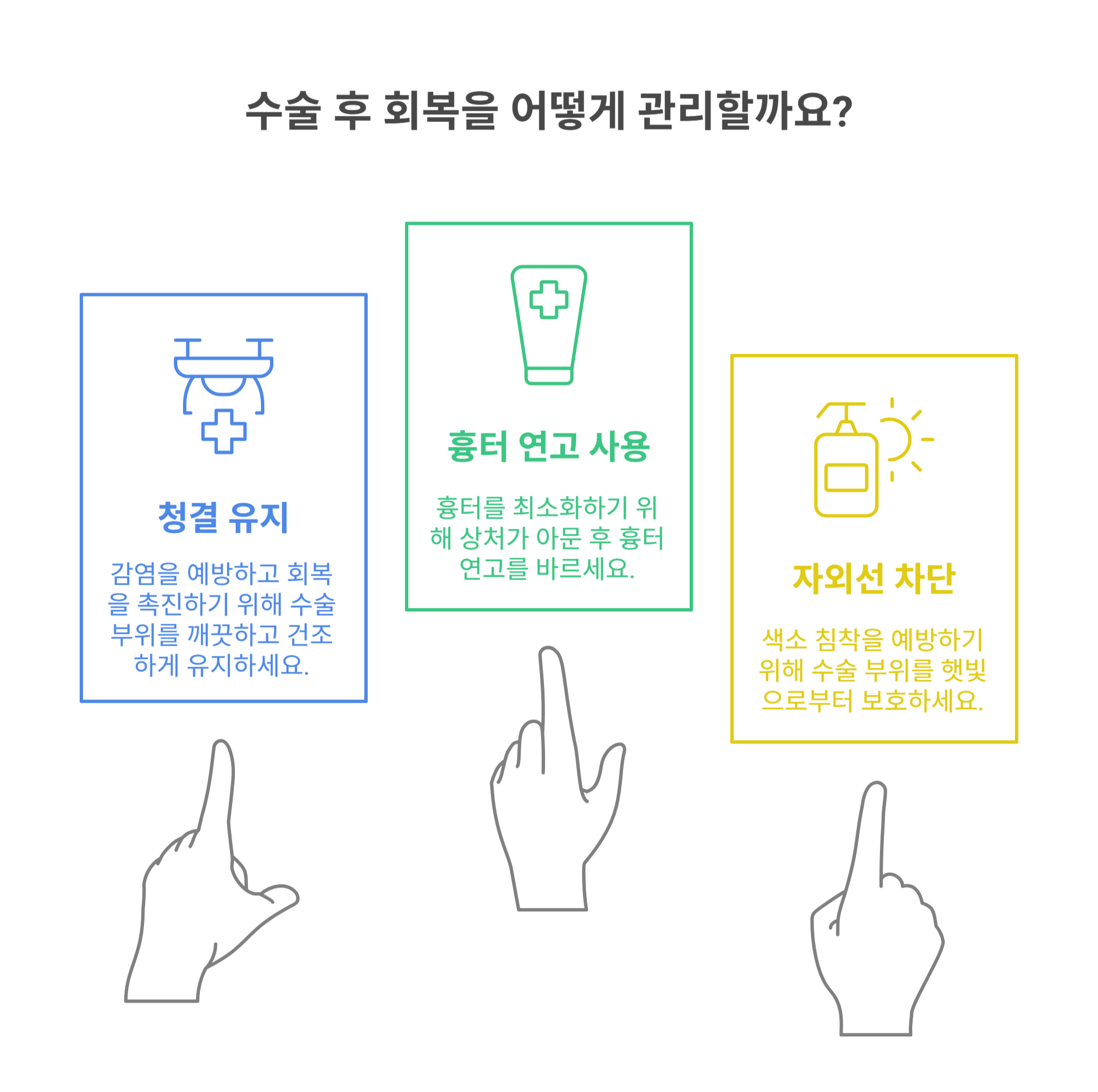 앞, 뒤 트임 흉터나 재수술 없이 회복을 돕는 관리 팁
