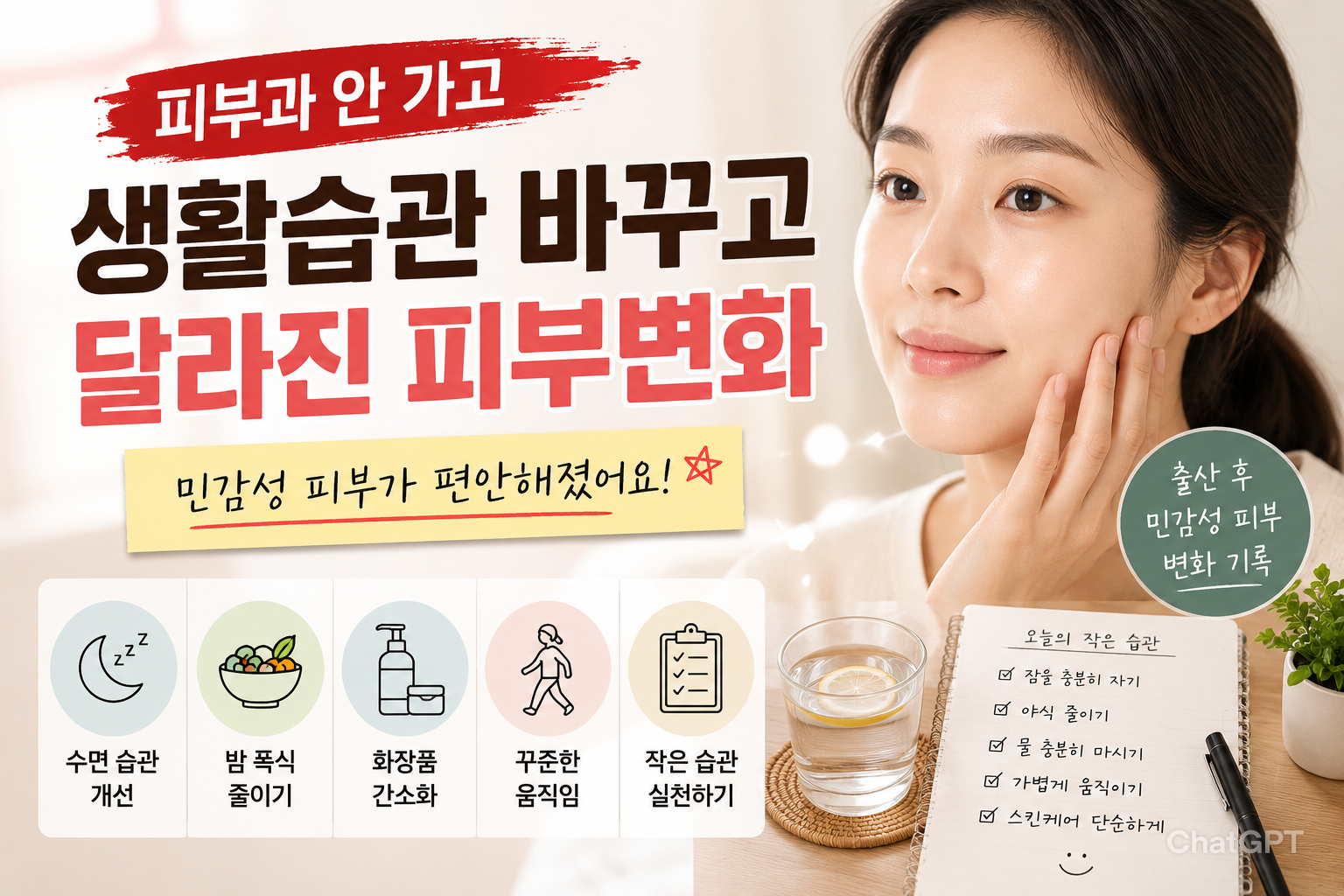 피부과 대신 바꾼 생활습관