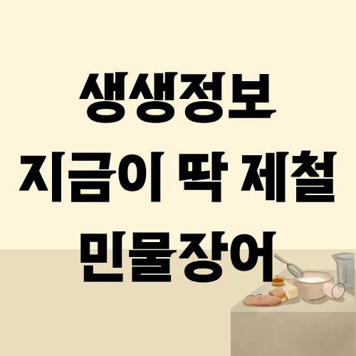 생생정보 지금이딱제철 민물장어