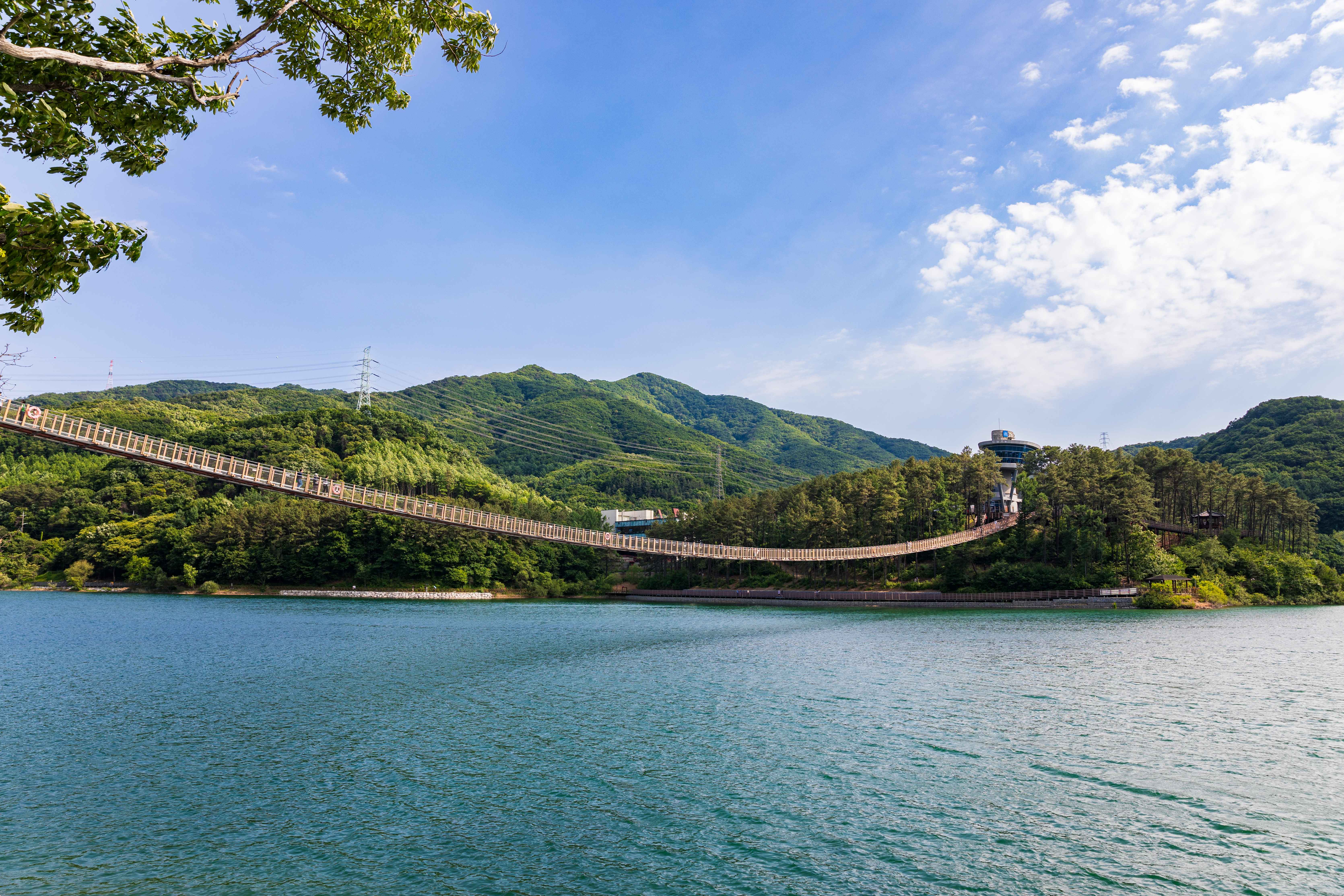 마장호수 출렁다리