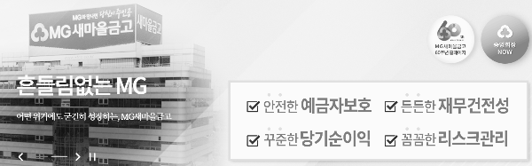 새마을금고 특징