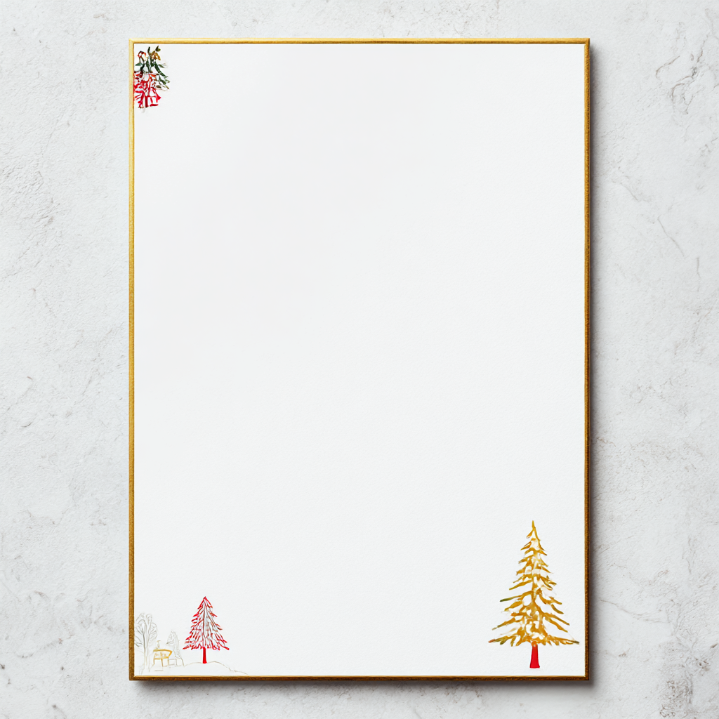 크리스마스 편지지 프린트해서 쓰세요