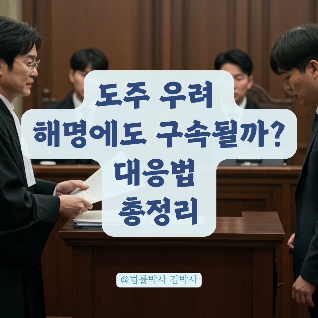 도주 우려 없다고 해명했는데도 구속될까? 구속영장 발부 전후 대응법 총정리.