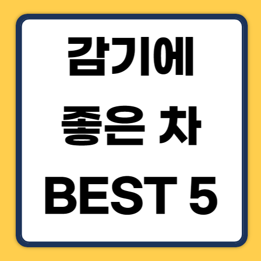감기에좋은차BEST5