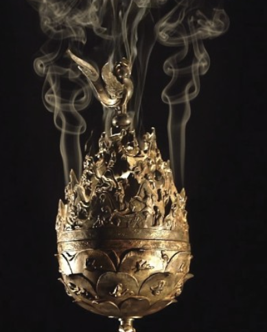 금동대향로 연기