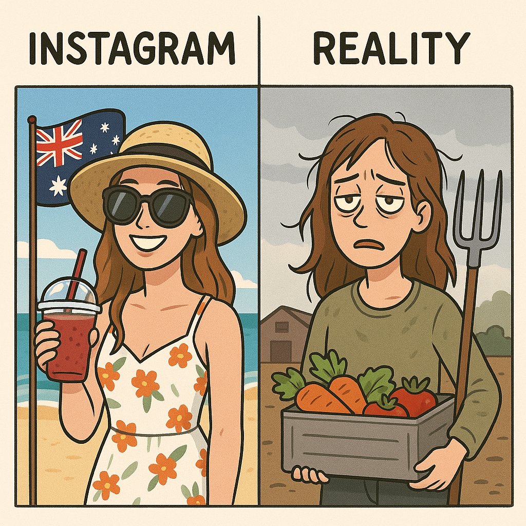 SNS로 본 워홀러의 현실 (인스타 vs 실제 생활)