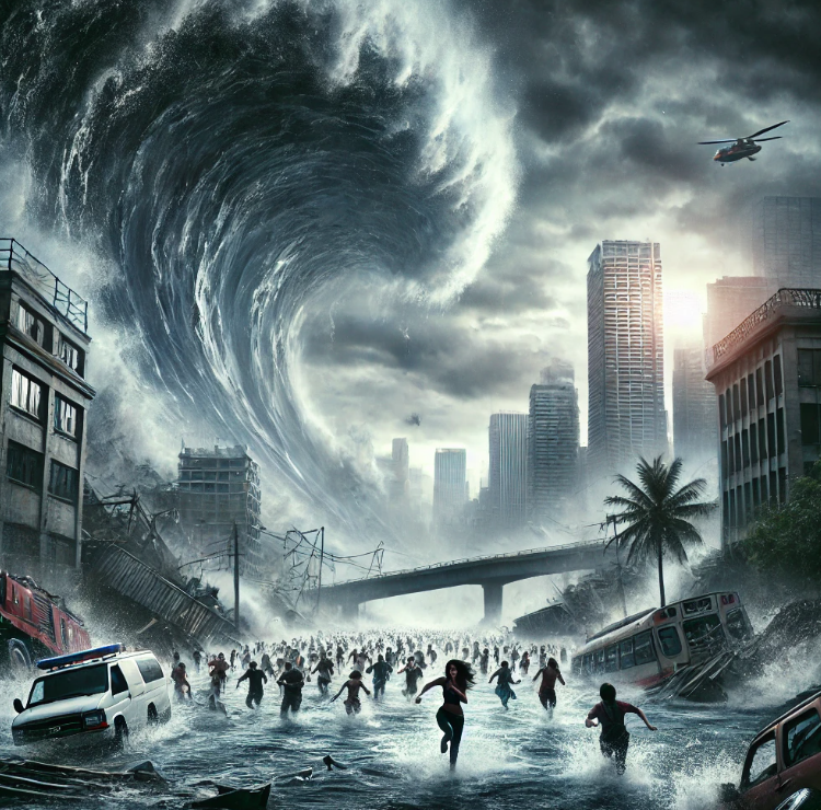 영화 투모로우 관련 AI 이미지 첨부