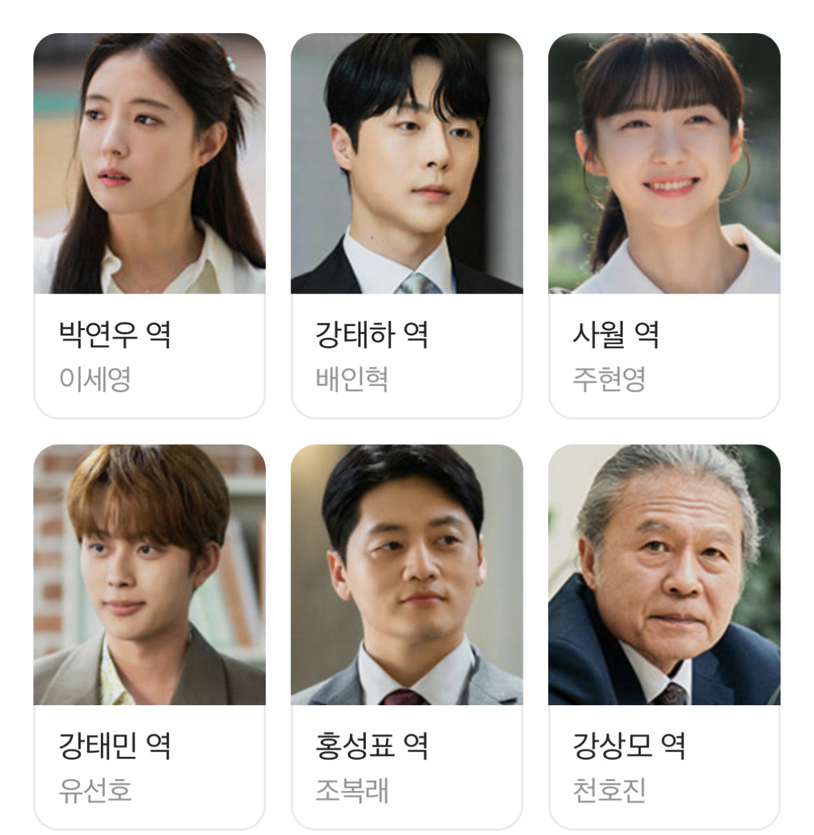 열녀박씨계약결혼뎐 등장인물