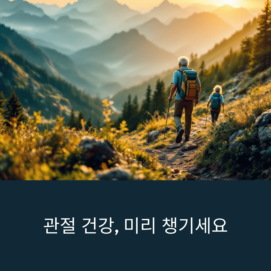 건강한 관절을 유지하기 위한 초록입홍합오일 복용법과 예방 관리 가이드를 보여주는 이미지