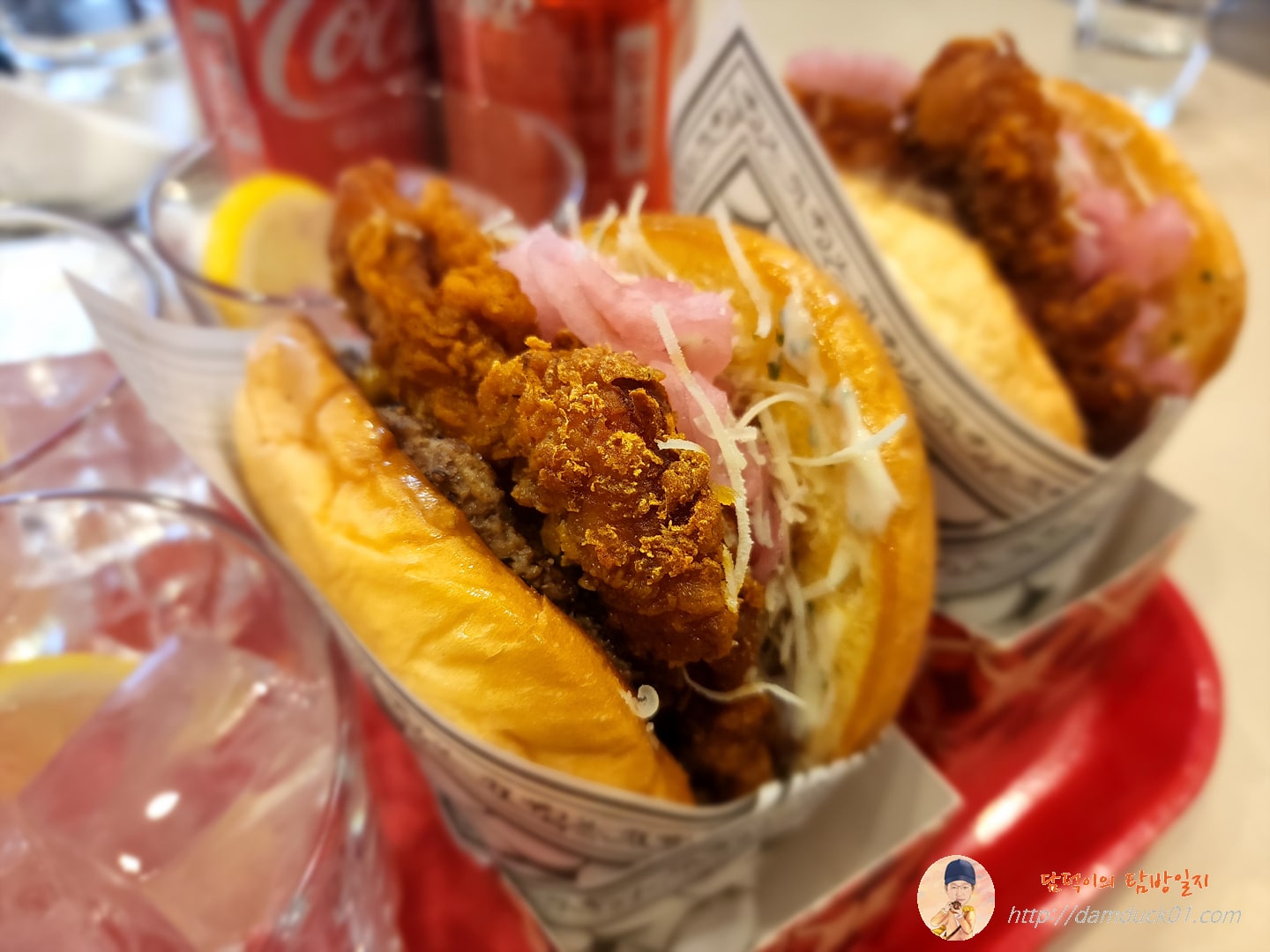 치킨&amp;비프 버거