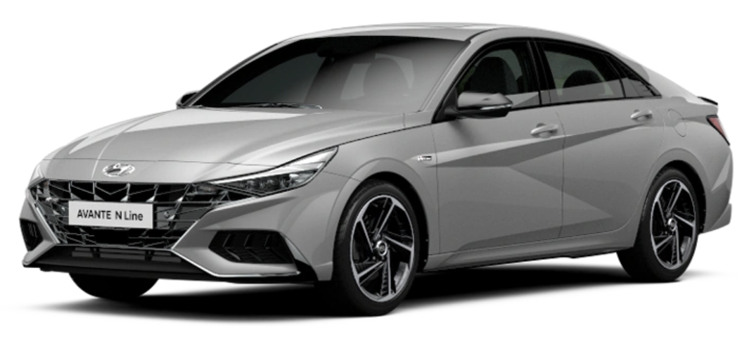 플루이드 메탈(색상코드 : M6T) 아반떼 N라인 색상코드 플루이드 메탈(색상코드 : M6T)