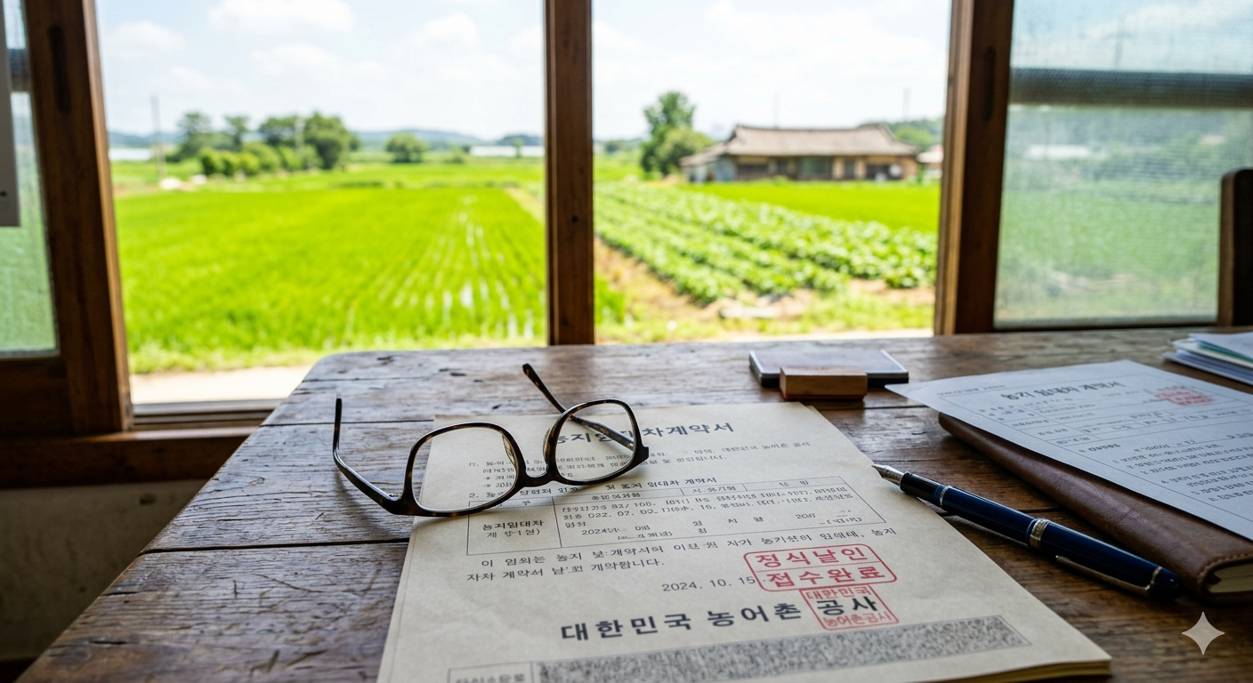 신뢰감을 주는 서류/상담 이미지