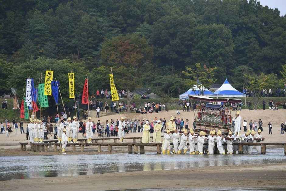 무섬마을 외나무다리