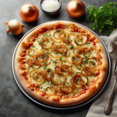 양파 로즈마리 피자