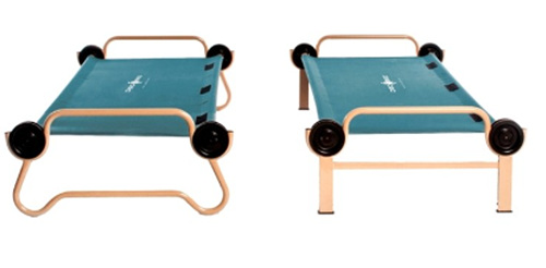 두개의싱글침대로사용가능한야전침대사진