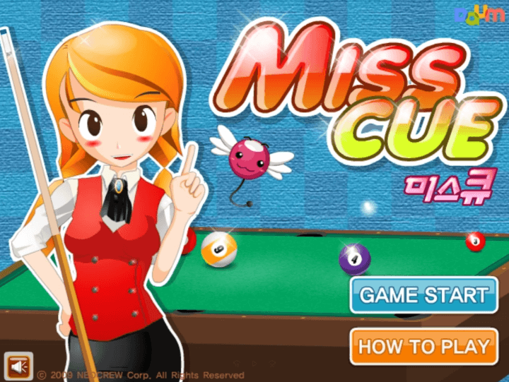 미스큐-플래시게임-메인-화면