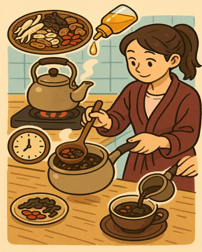 쌍화차 만드는 법과 끓이는 비법24