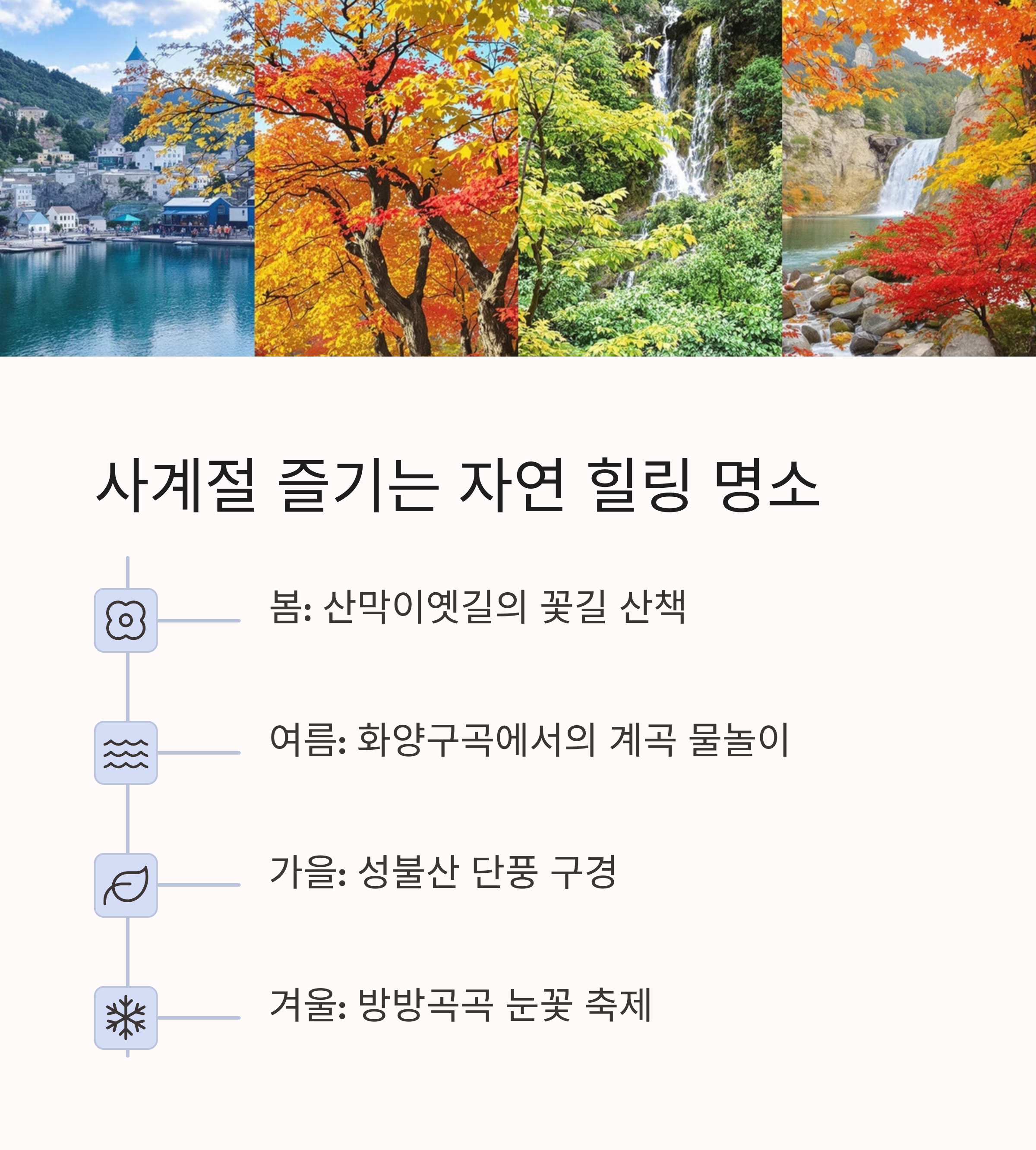 자연이 주는 안정감, 괴산에서 찾는 마음의 평화