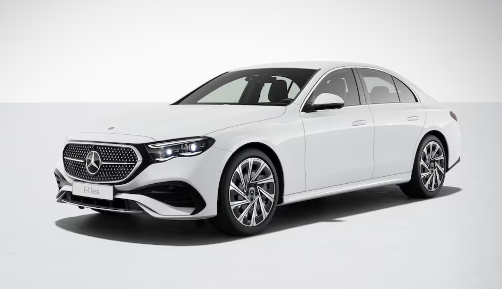 벤츠 eclass 앞면 측면 화이트