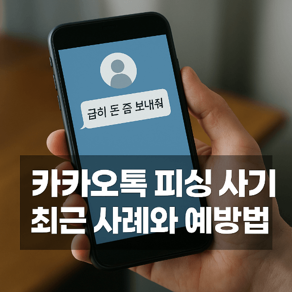 카카오톡 피싱 사기 최근 사례와 예방법 썸네일