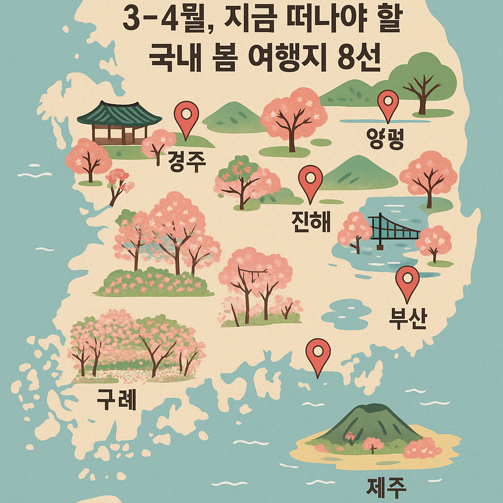 3~4월에 떠나기 좋은 국내 여행지
