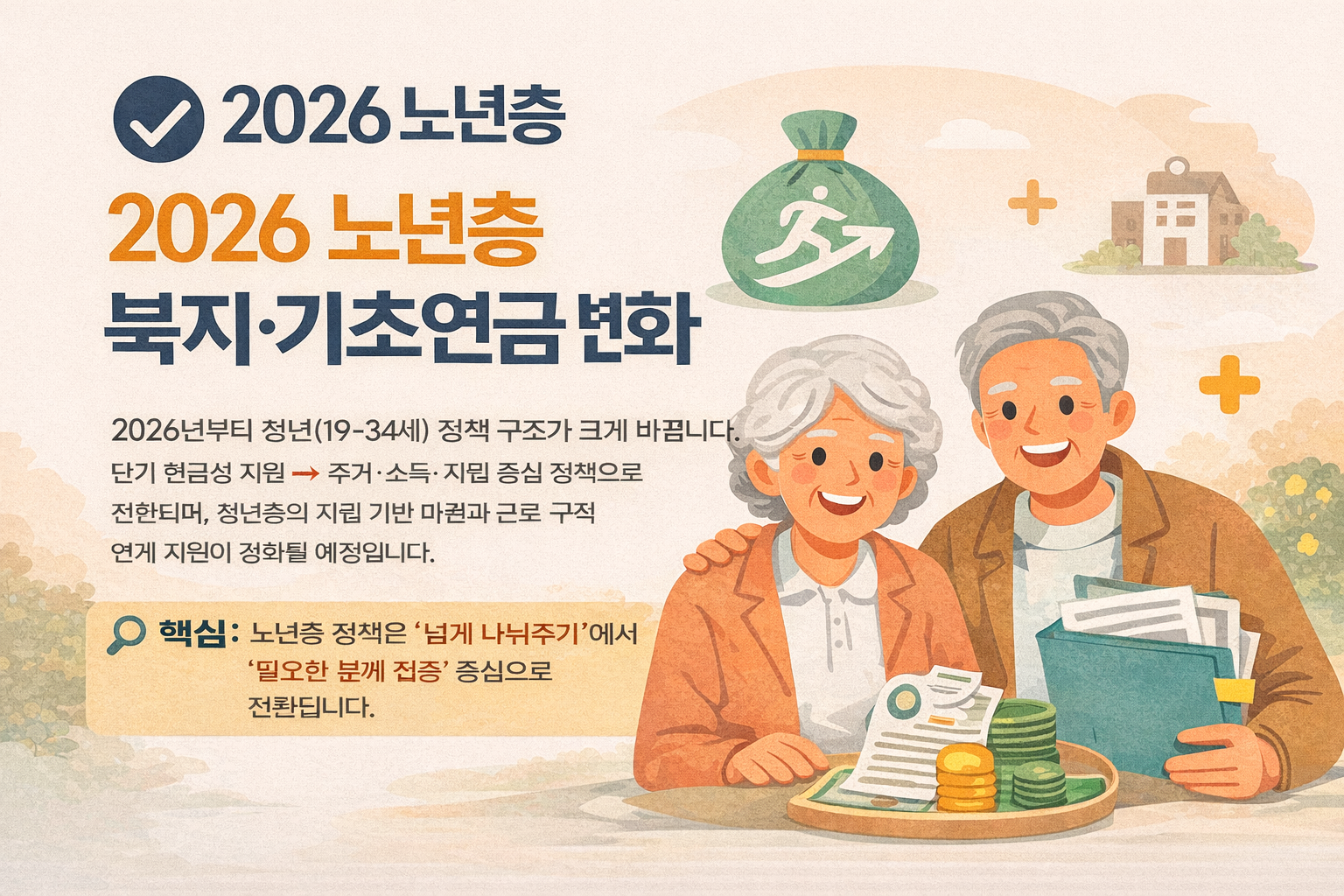 2026 노년층 복지&middot;기초연금 변화