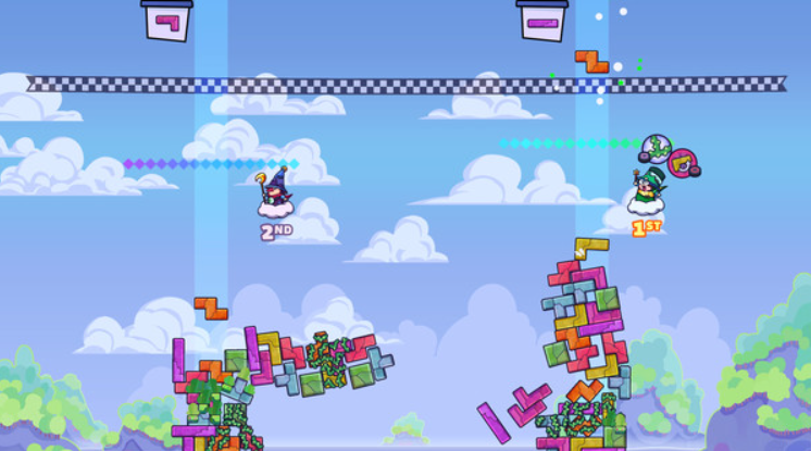 Tricky Towers 플레이 이미지
